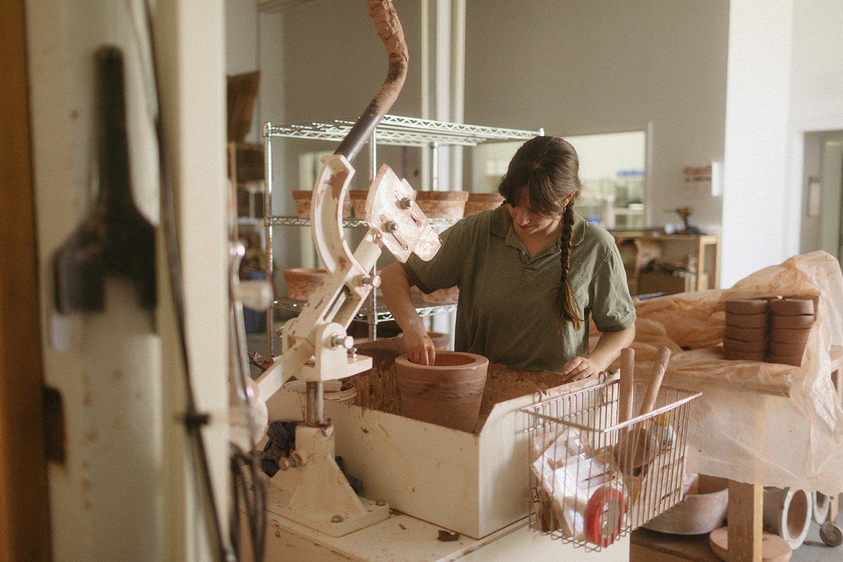 Meet Gloria: Production Manager + Potter at Wolf Ceramics
